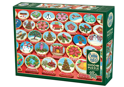 COBBLE HILL Snow Globe Cookies - 1000 Piece Puzzle- Cobble Hill*