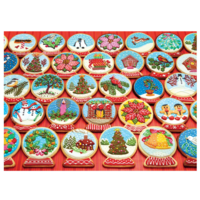 Snow Globe Cookies - 1000 Piece Puzzle- Cobble Hill