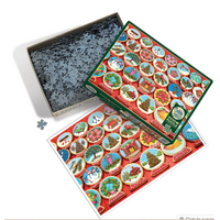 Snow Globe Cookies - 1000 Piece Puzzle- Cobble Hill