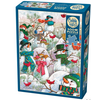 COBBLE HILL Hill of a Lot of Snowmen - 500 Piece - Cobble Hill
