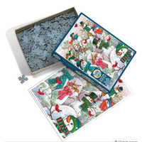 Hill of a Lot of Snowmen - 500 Piece - Cobble Hill