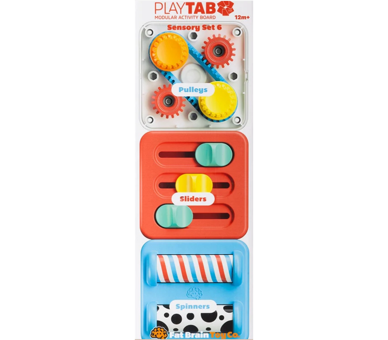Play Tab Modular Activity Board Tiles- Sensory Set 6