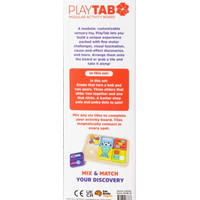 Play Tab Modular Activity Board Tiles- Sensory Set 6