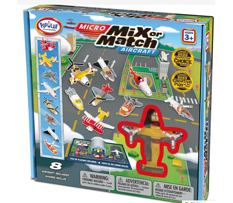 MICRO Mix or Match Vehicles Aircraft (Bilingual)