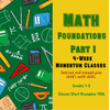 4 Week MOMENTUM Math Foundations - Level 1 FALL 2026 Thursdays 4:15-5:15pm *