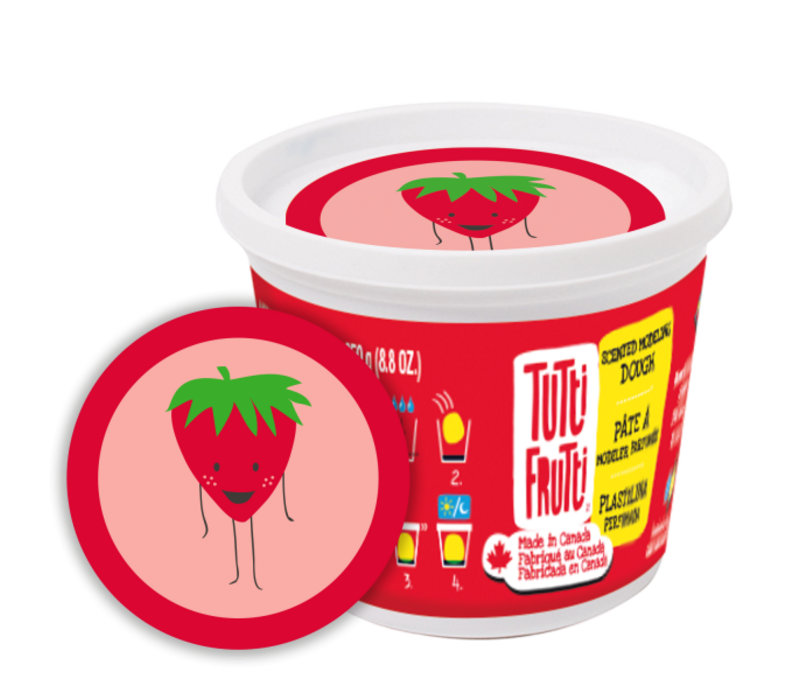 Tutti Frutti: Scented Modeling Dough- Strawberry*