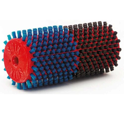 SWIX Double Brush, 140mm Horsehair/Nylon Blue