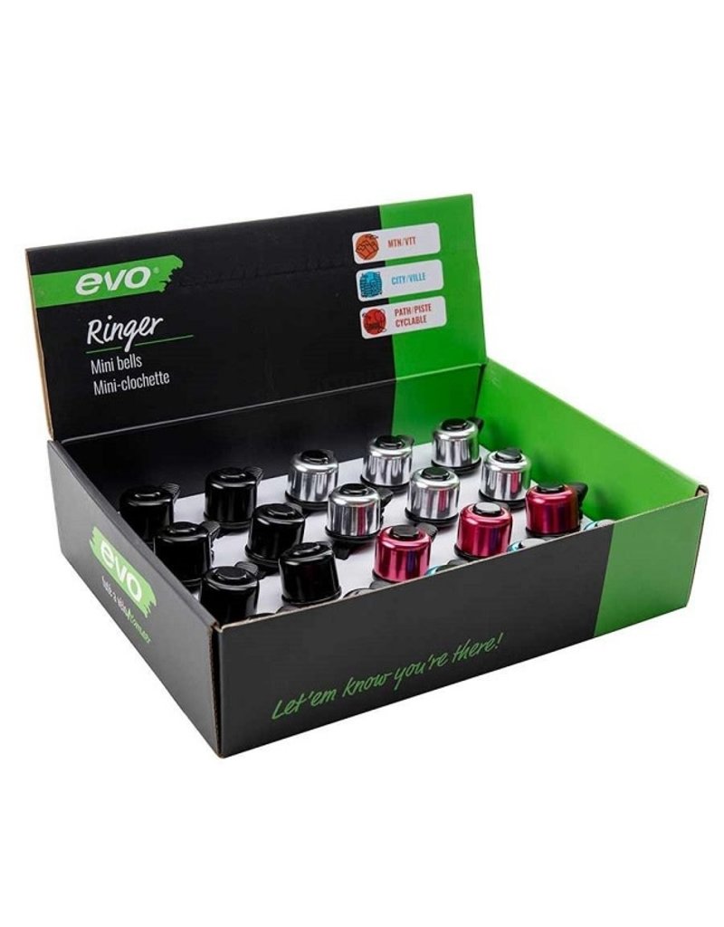 Evo EVO, Ringer Mini, 20-Pack, Assorted colors, 22-25.4mm