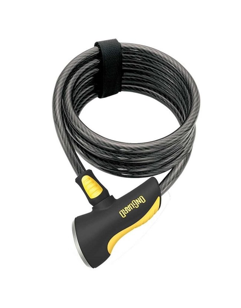 Onguard OnGuard, Doberman 8028, Coil cable with key lock, 12mm x 185cm (12mm x 6')
