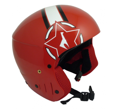 vola CASQUE WHITE RED FIS