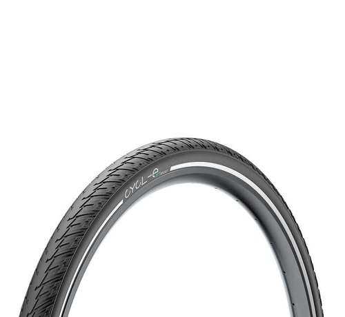 Pirelli Tire LLC Pirelli Cycl-e XT Sport Tire - 700 x 47, Clincher, Wire, Black, Reflective