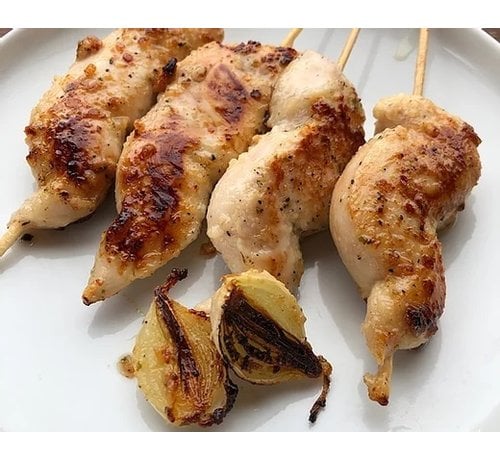 BROCHETTES DE POULET MIEL, AIL ET PERSIL SURGELÉES