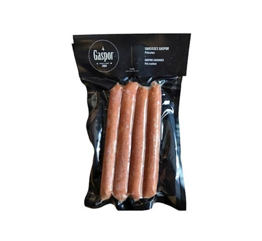 SAUCISSES GASPOR (Style Hot-Dog) Congelé - Champoux