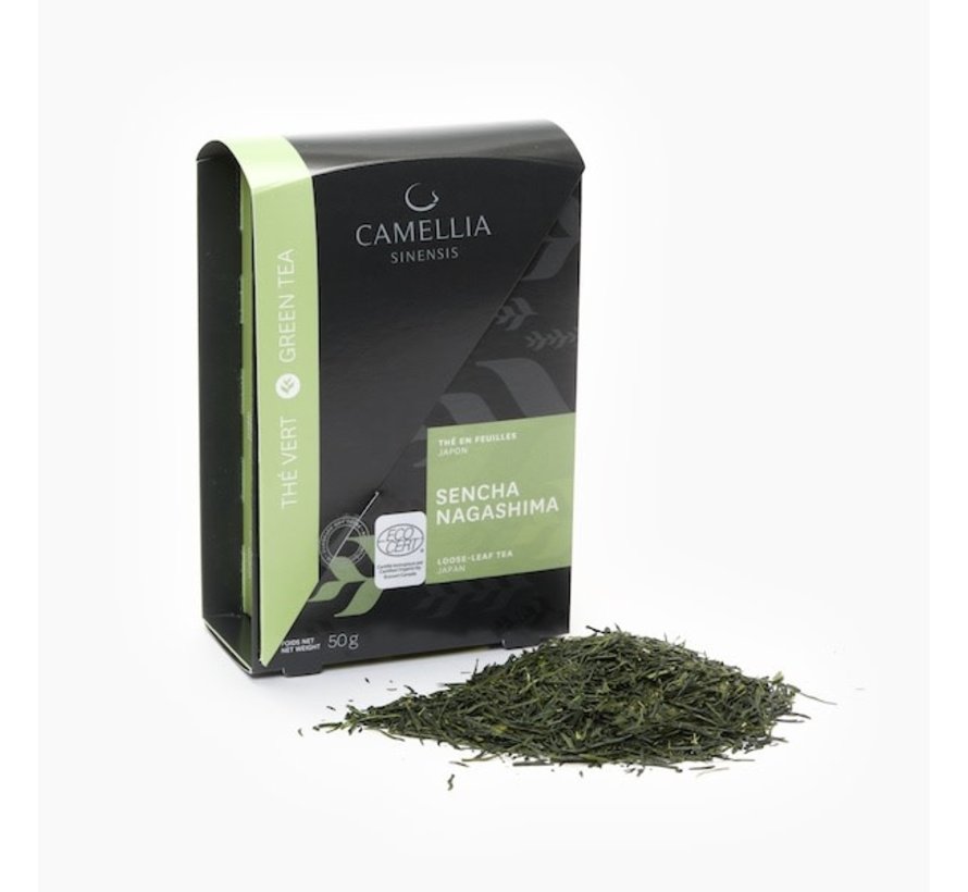 SENCHA NAGASHIMA BIOLOGIQUE (Boîte thé en feuilles)