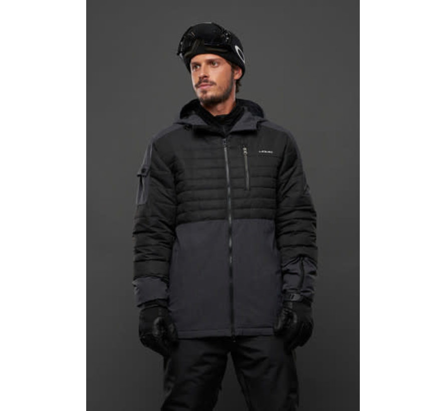 MENS INSULATED SOLID QUILT/MIX JACKET-BAKER