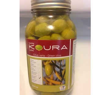 Koura Olive verte marinée à l'ail 500ml