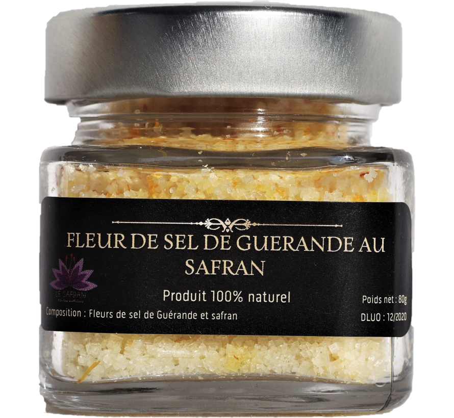 Fleur de sel de Guérande safranée - 100 ml