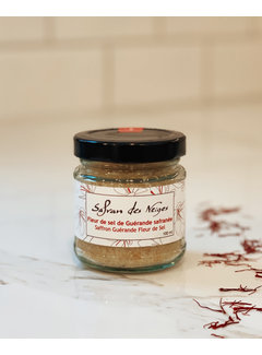 Fleur de sel de Guérande safranée - 100 ml