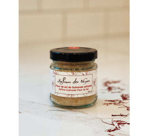 Fleur de sel de Guérande safranée - 100 ml