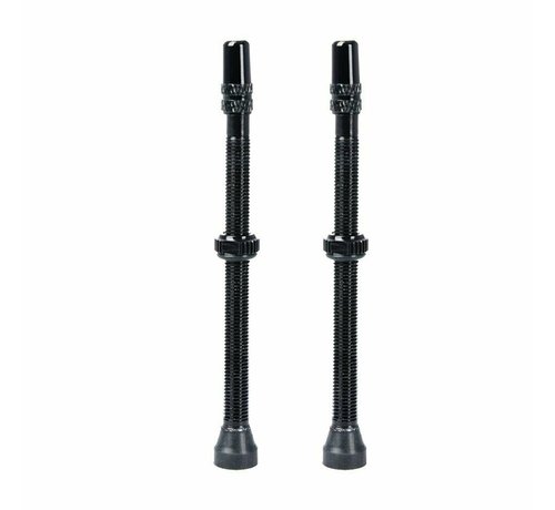 Tubeless Valve 80mm Black Alloy