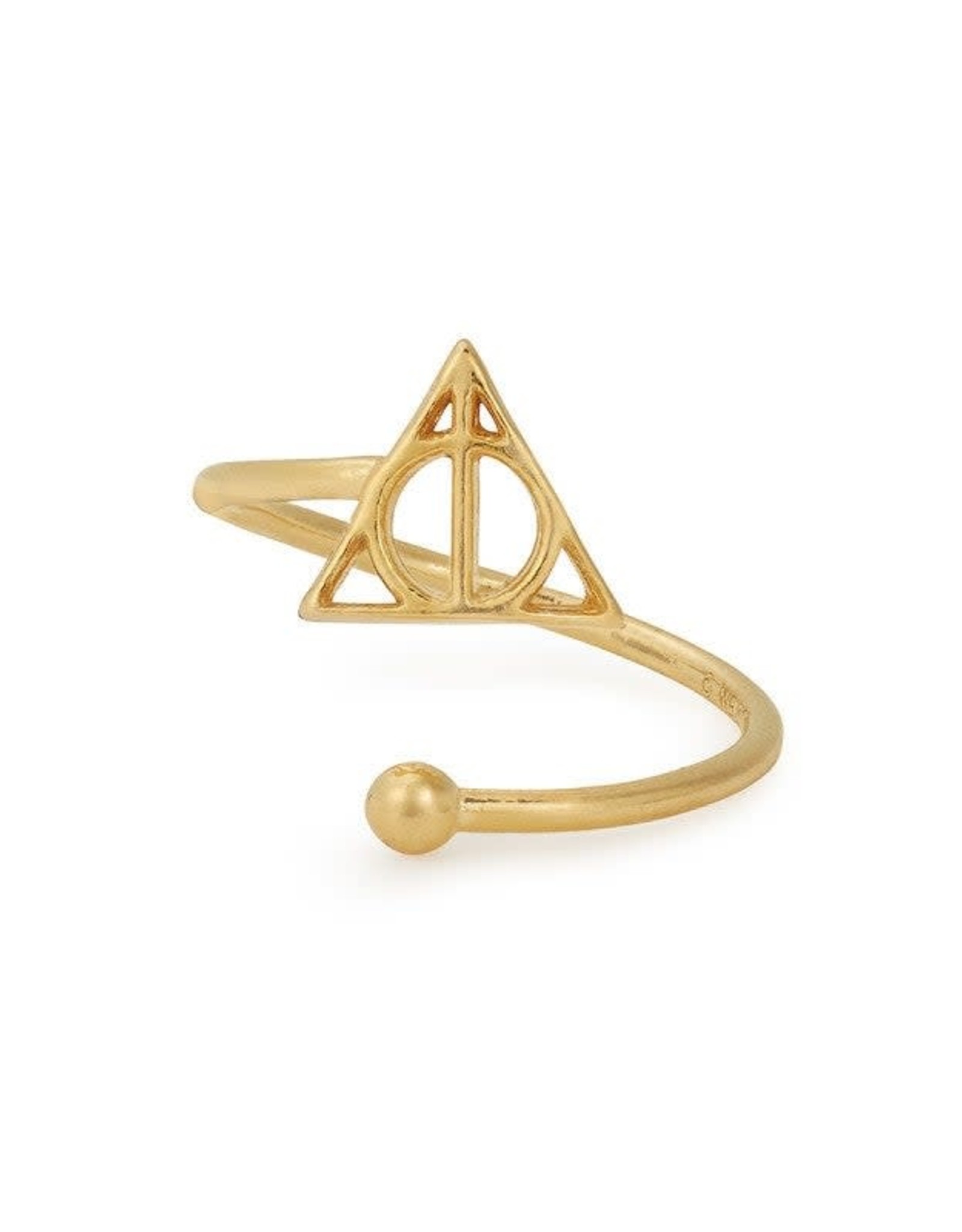 Alex and Ani Alex & Ani Harry Potter, Deathly Hallows Ring Wrap, 14kt Gold Plated