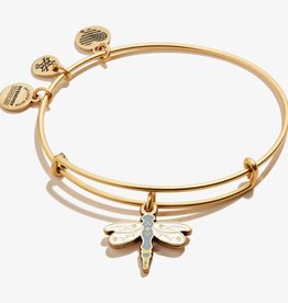 Alex and Ani Dragonfly Charm Bangle, Gold