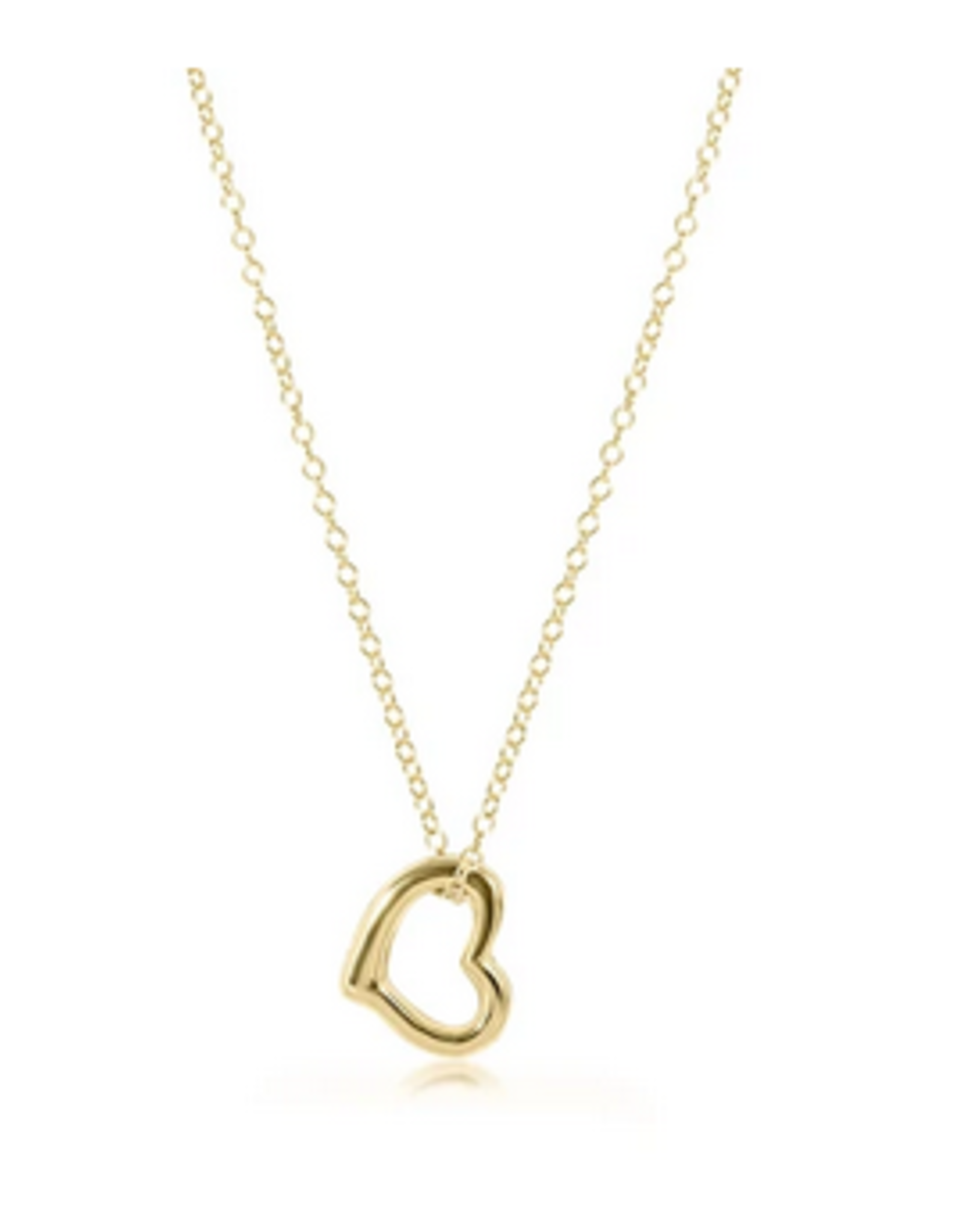 ENEWTON ENEWTON, 16" Necklace Gold - Love Gold Charm