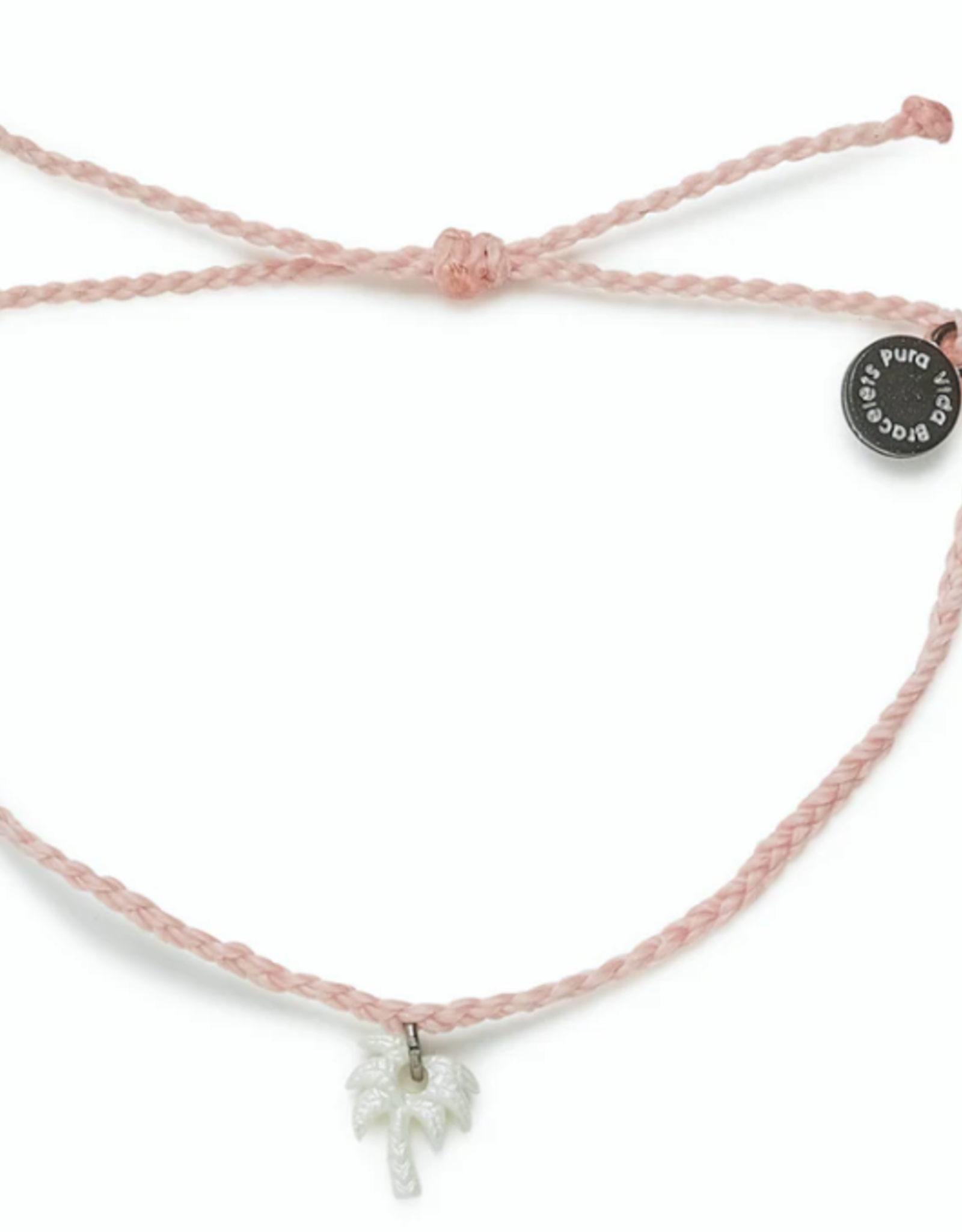 Pura Vida, Engraved Mop Palm Silver 