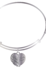 Alex and Ani Alex & Ani, Angel Wing Heart, Family Forever, RS