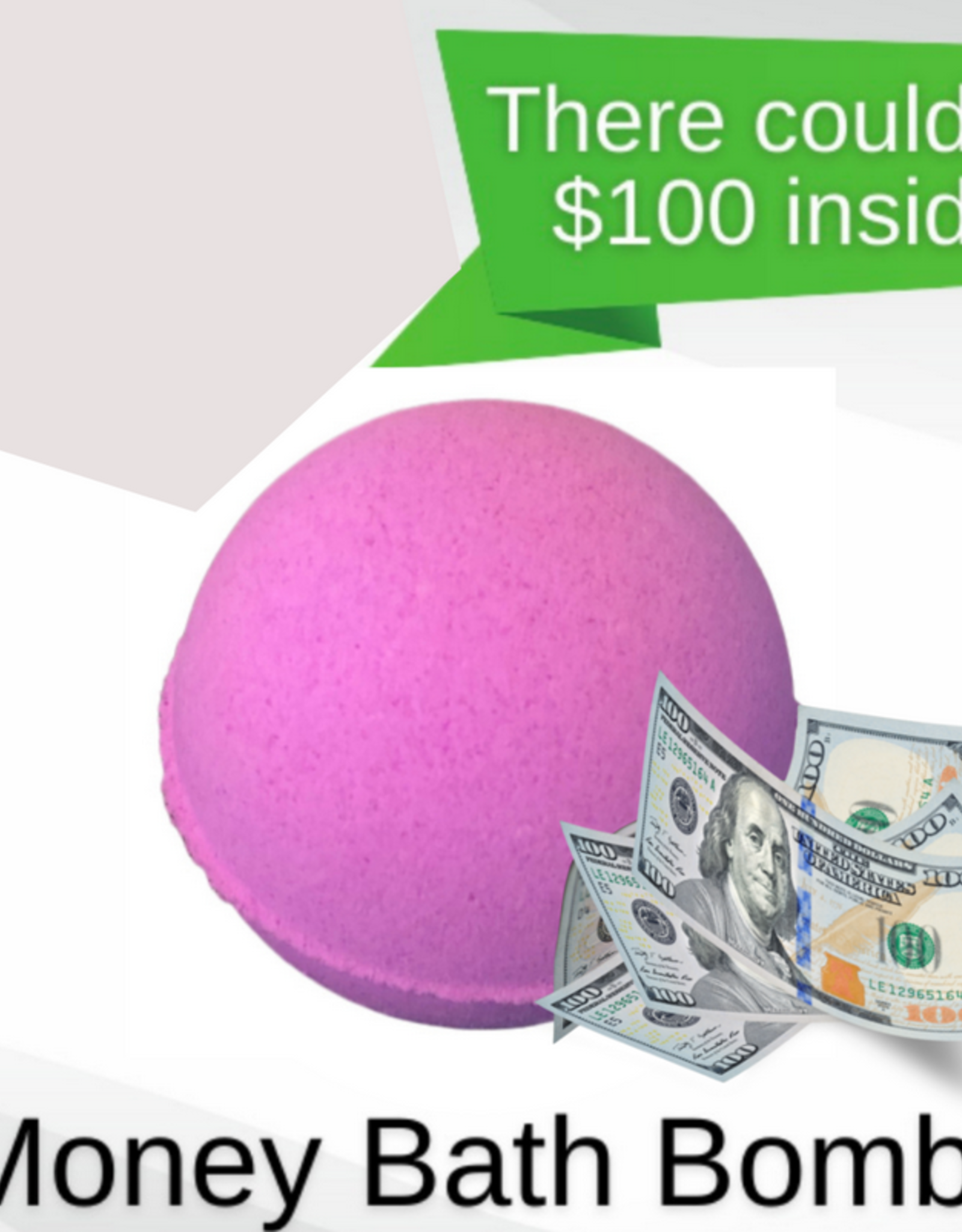 surprise money bath bombs