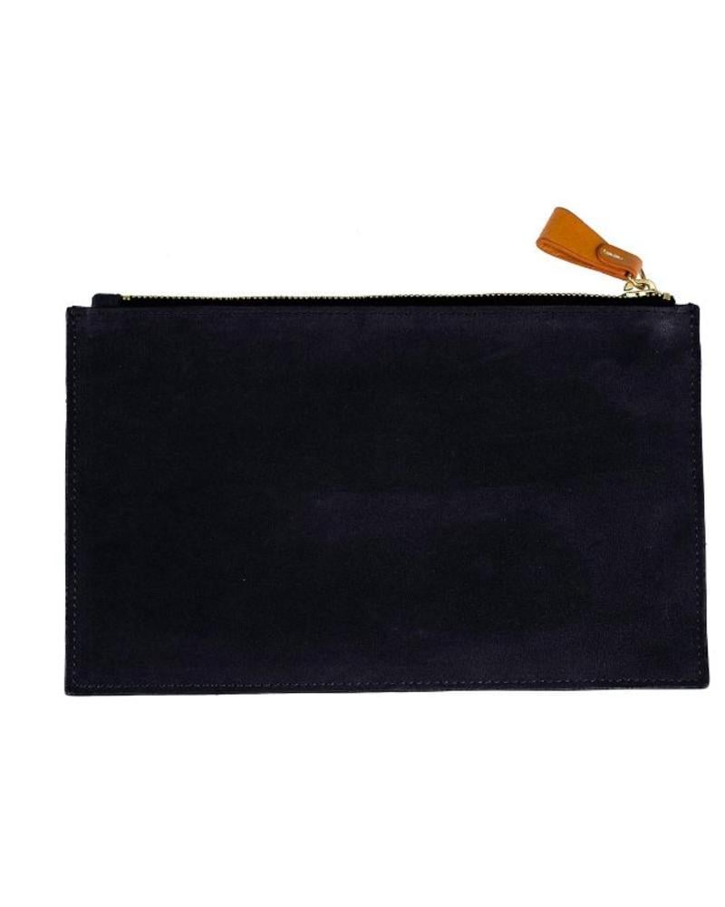 Boulevard Carrie Suede Clutch - Ladybird