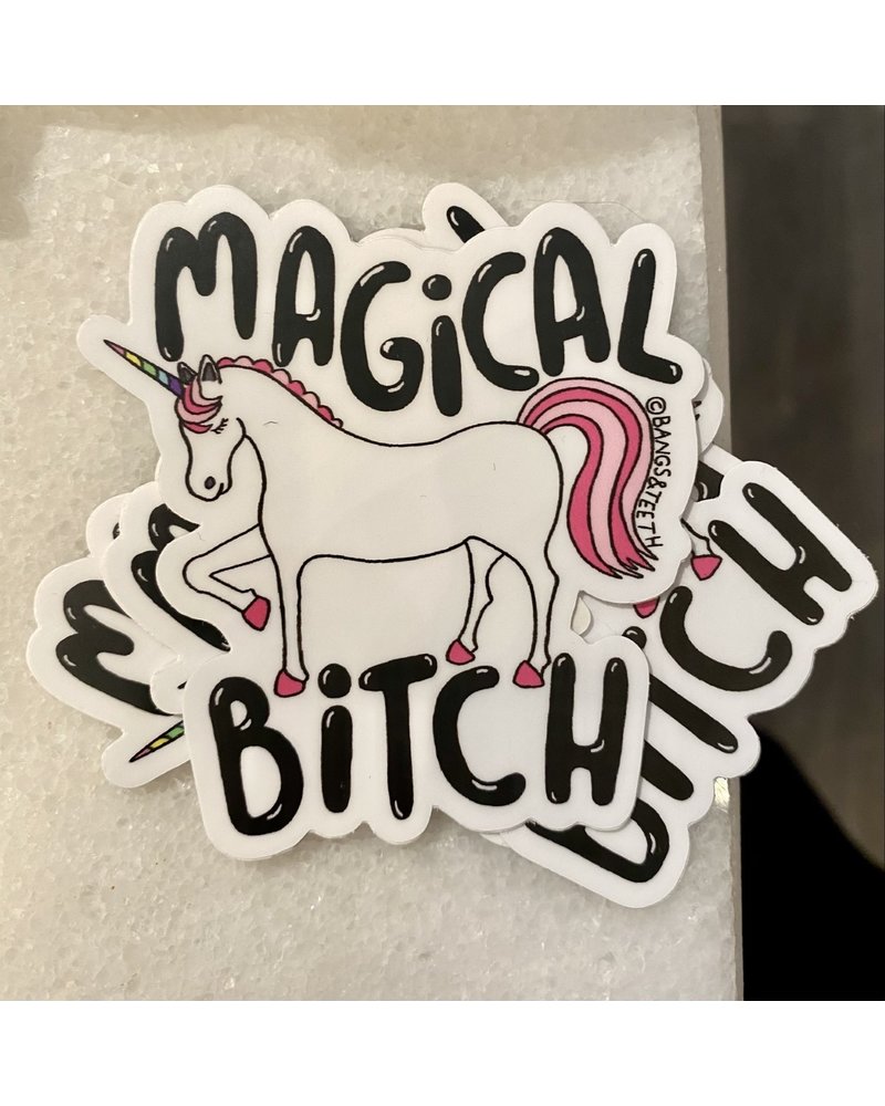 B & T Unicorn Sticker