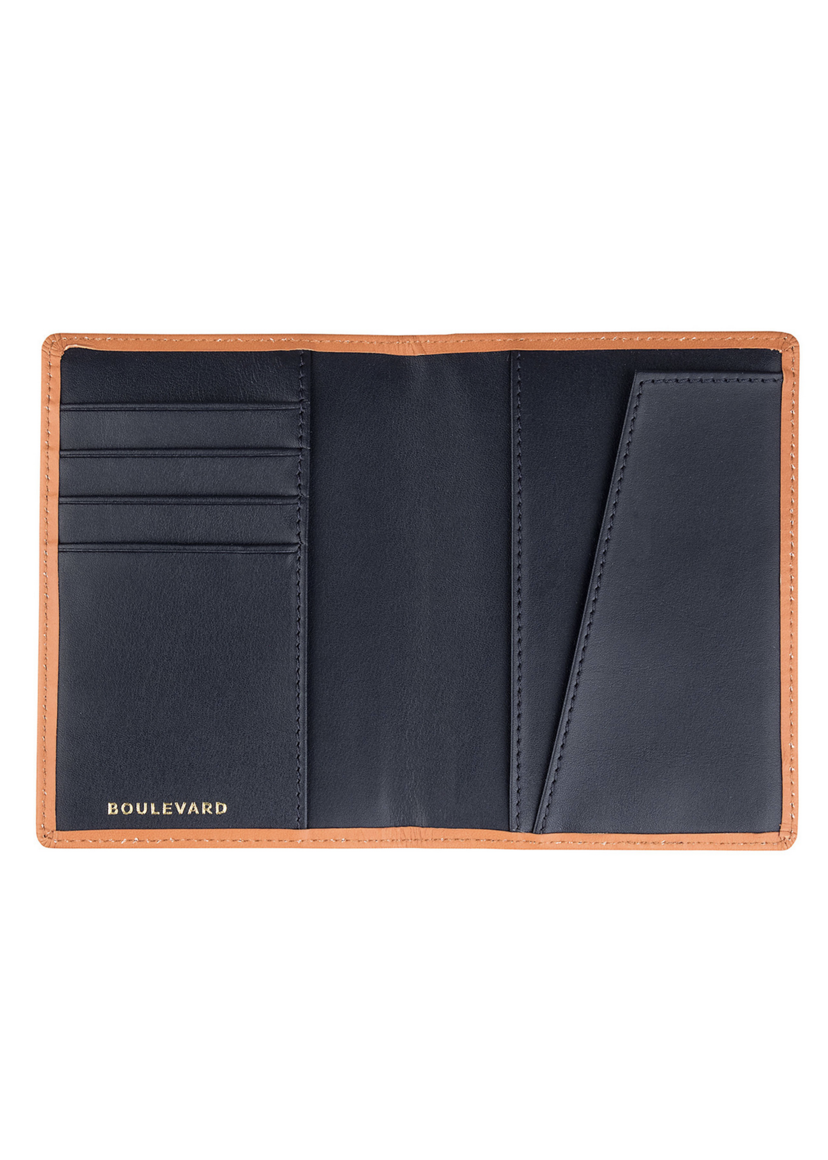 Boulevard Tommy Leather Passport Cover