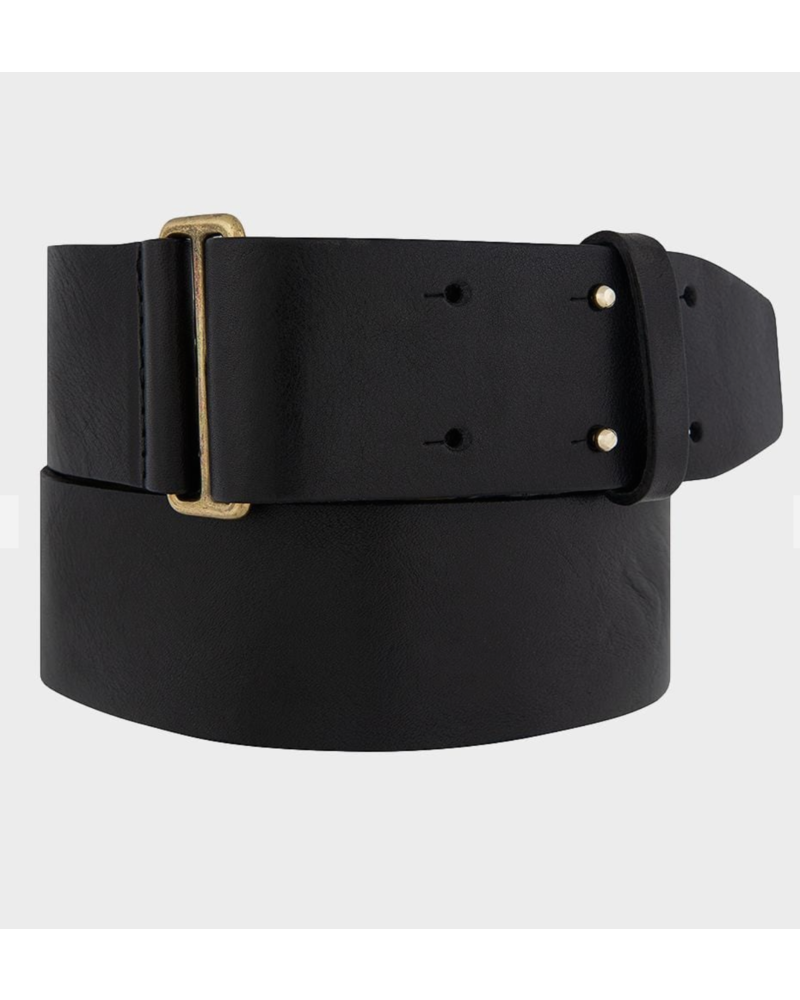 Vera Wide Leather Waist Belt
