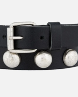 Leather Belt with Pearls