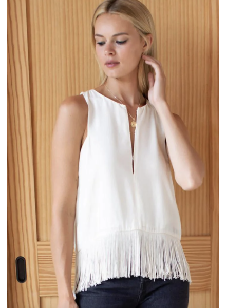 Emerson Fry Cut Out Fringe Top