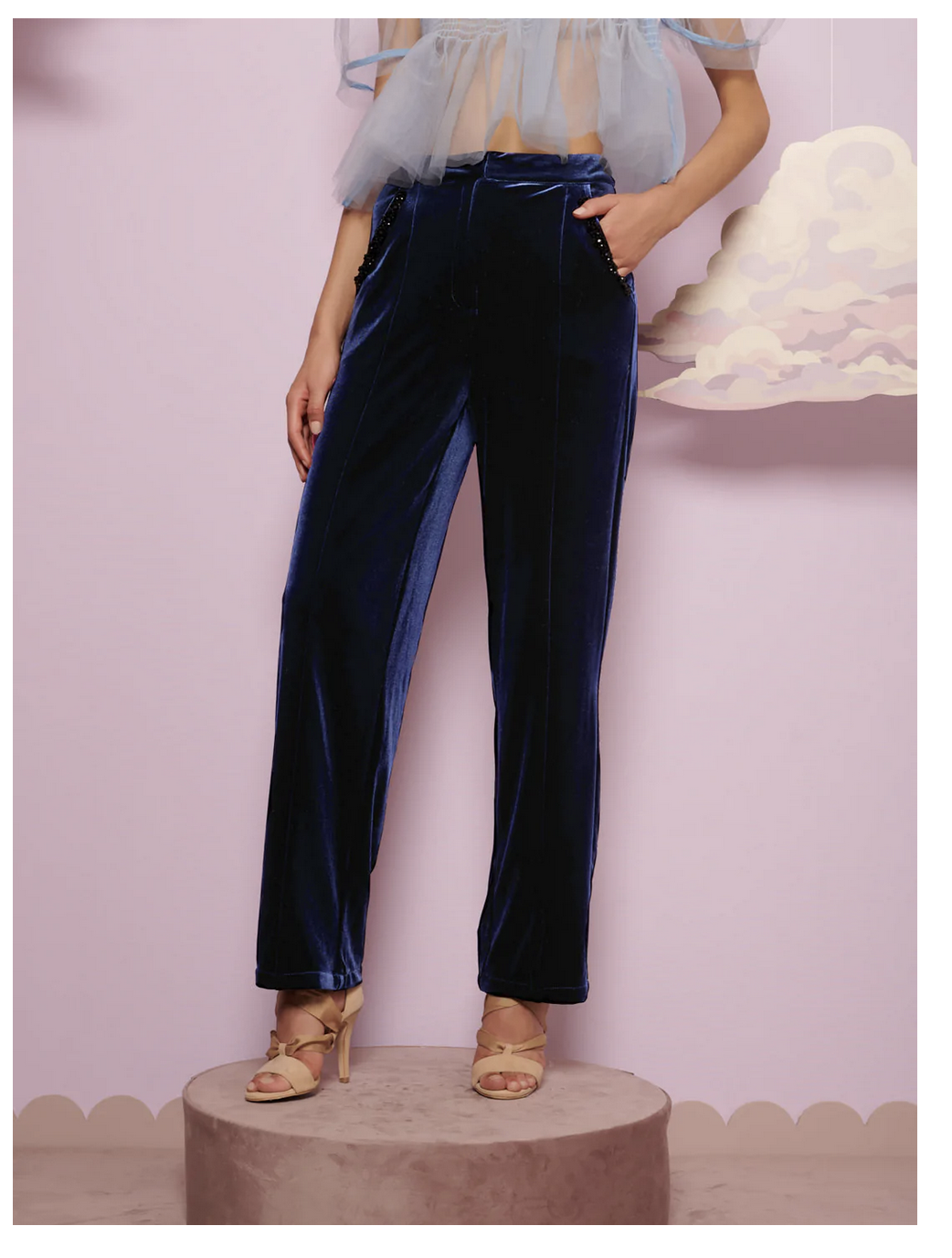 Sister Jane Spell Velvet Trouser