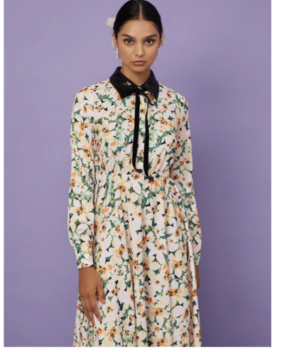 Sister Jane Coda Floral Midi Dress - Ladybird