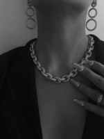 Luv AJ Ozzie Pave Chain Necklace
