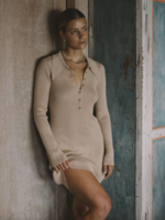 Araminta James Knit Long Sleeve Mini Dress