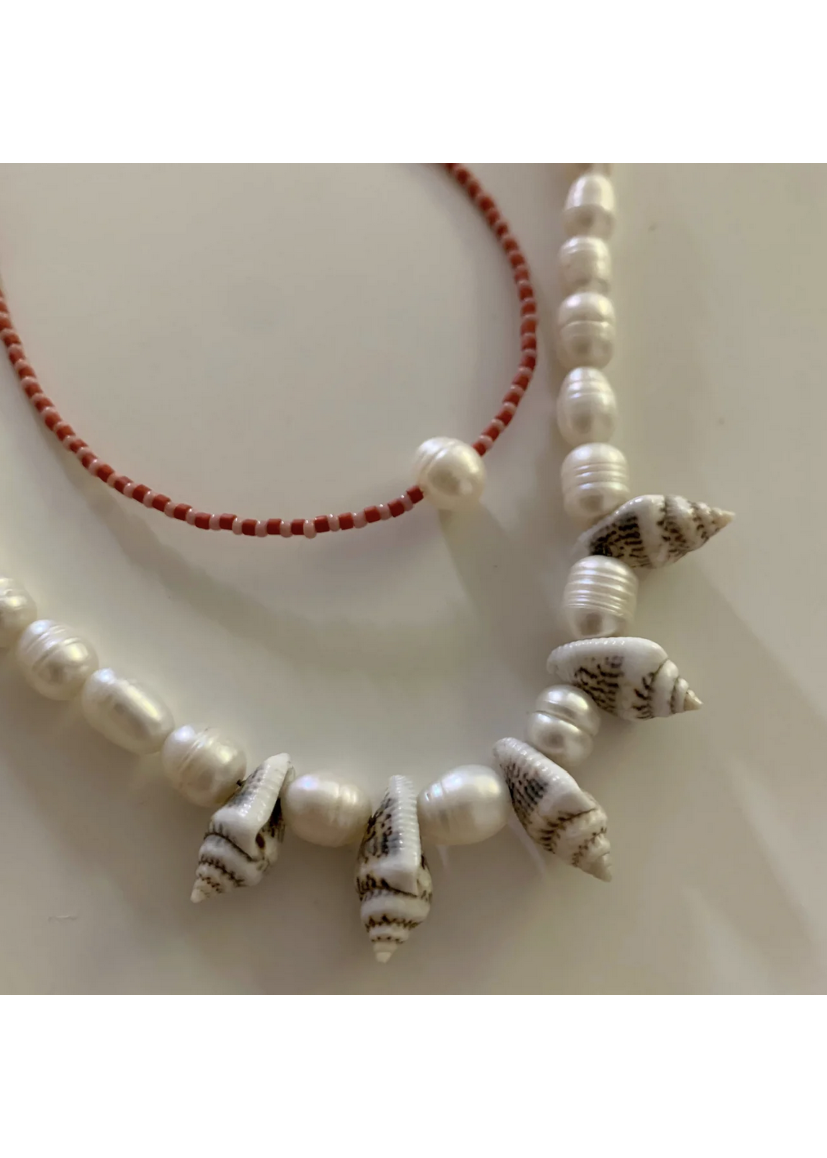 BAS pearl shell necklace
