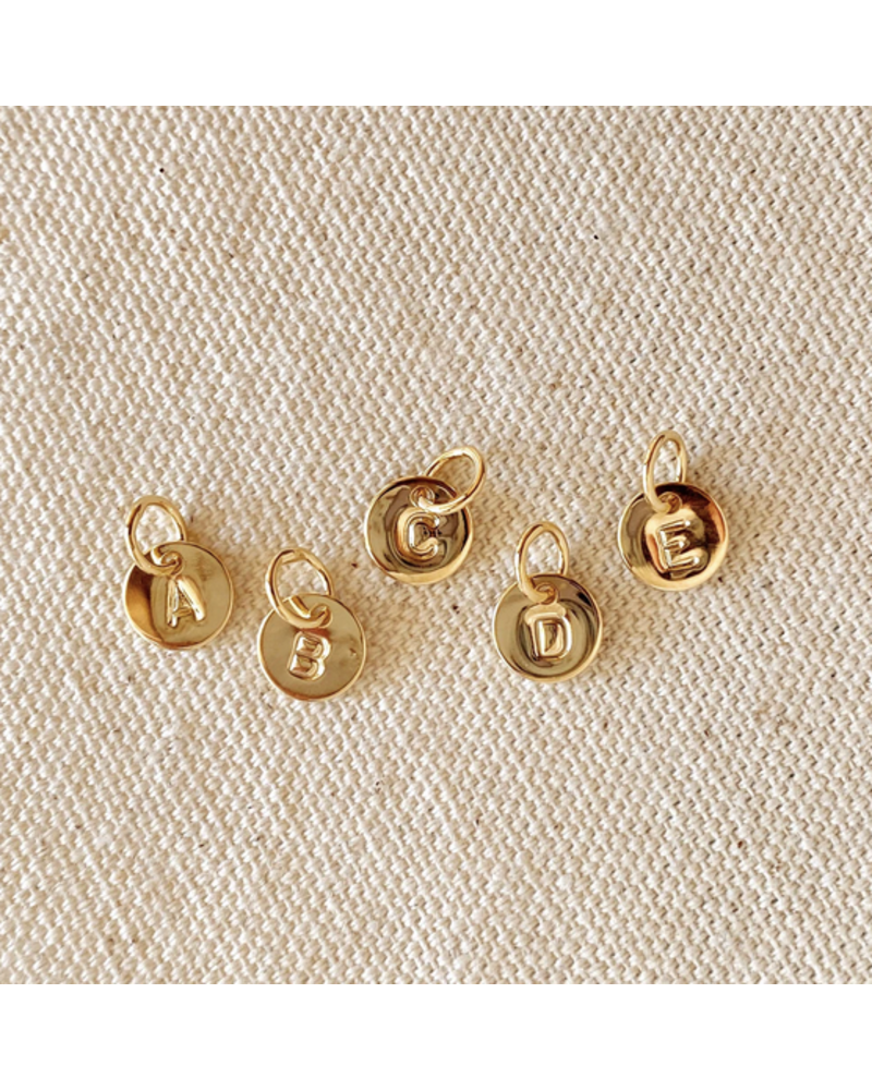 Gold Fi Initial Letter Charm