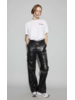 Oval Square Deep Leather Pant