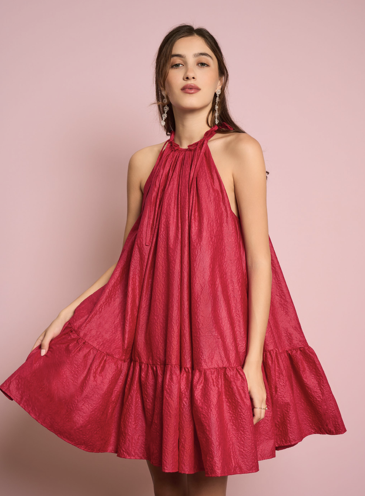 Sister Jane Carnelian Halter Dress - Ladybird Sister Jane Carnelian Halter Dress - Ladybird