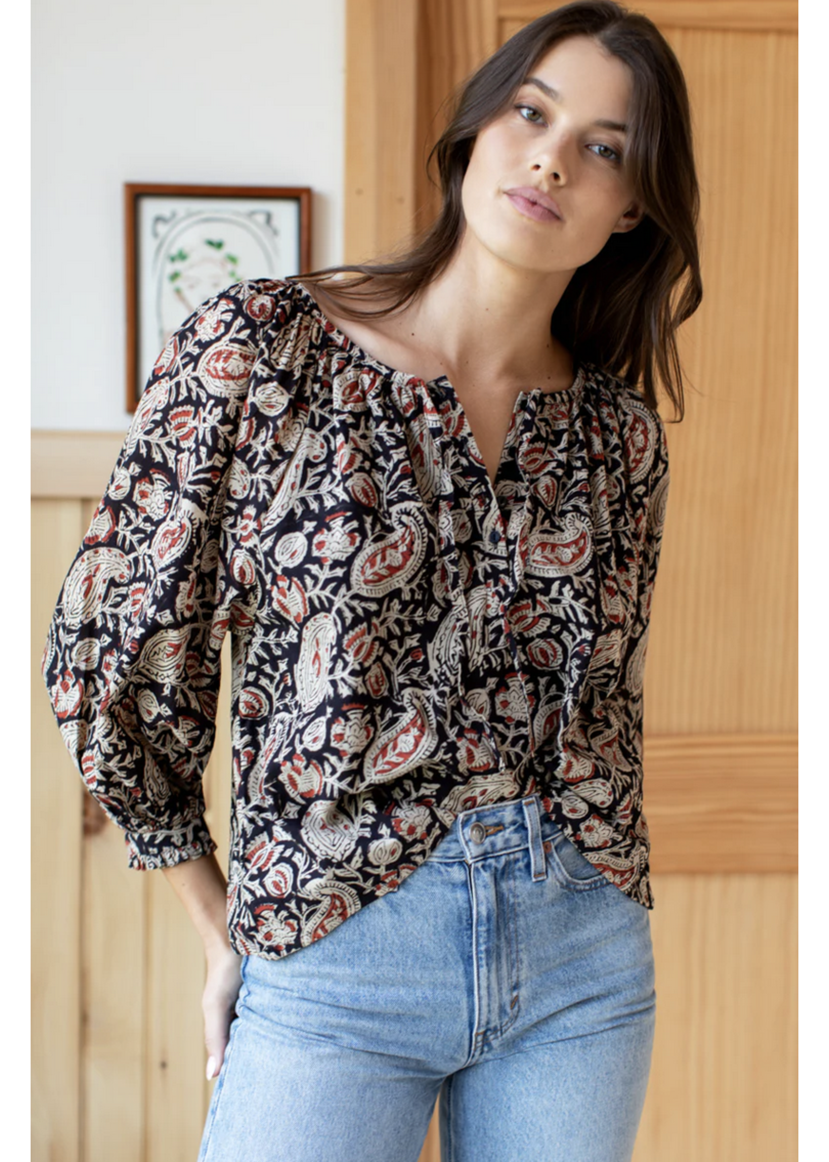 Emerson Fry Lucy Blouse - Ladybird