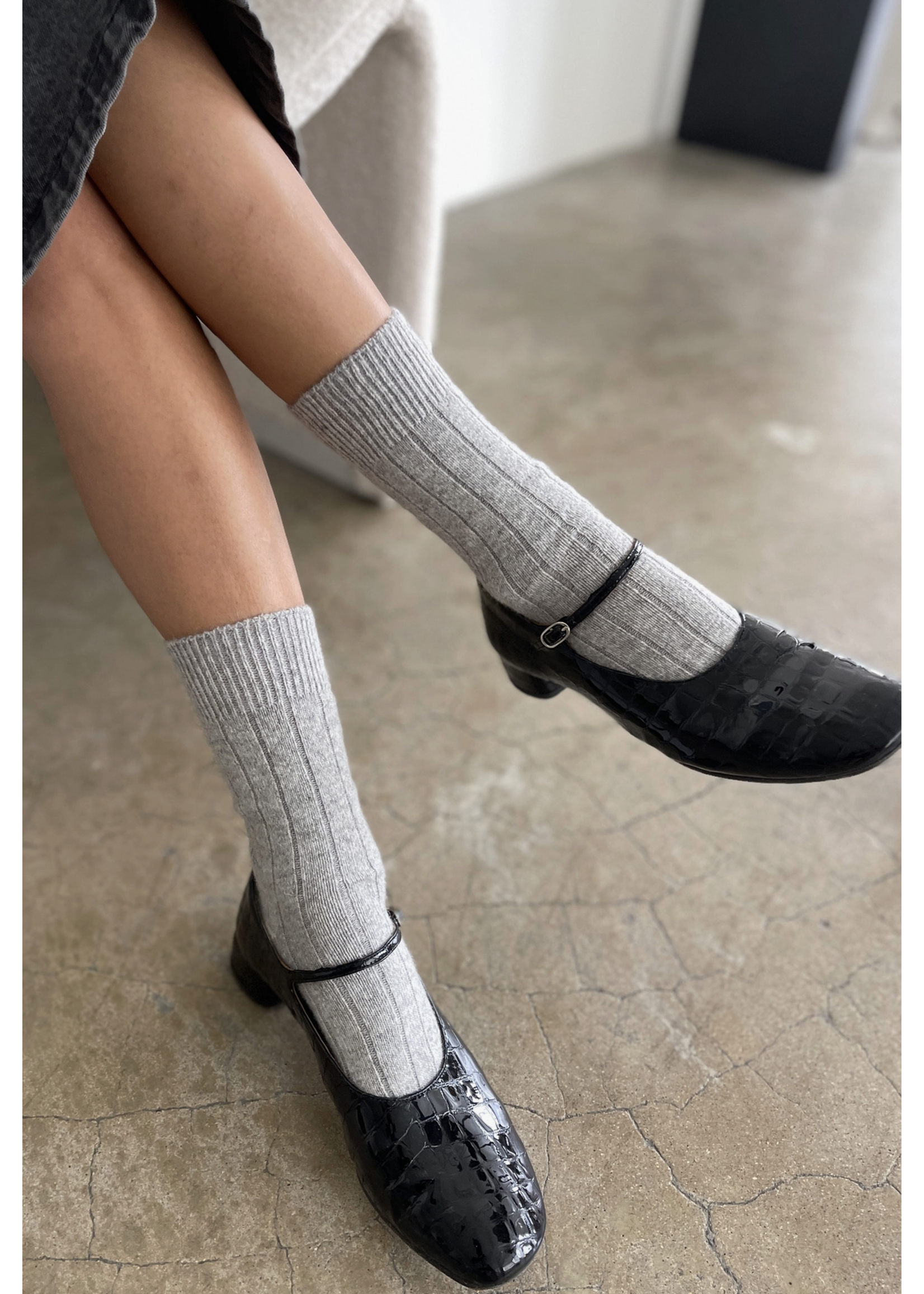 Le Bon Classic Cashmere Socks