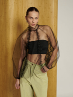 Ghospell Lex Layering Tulle Top
