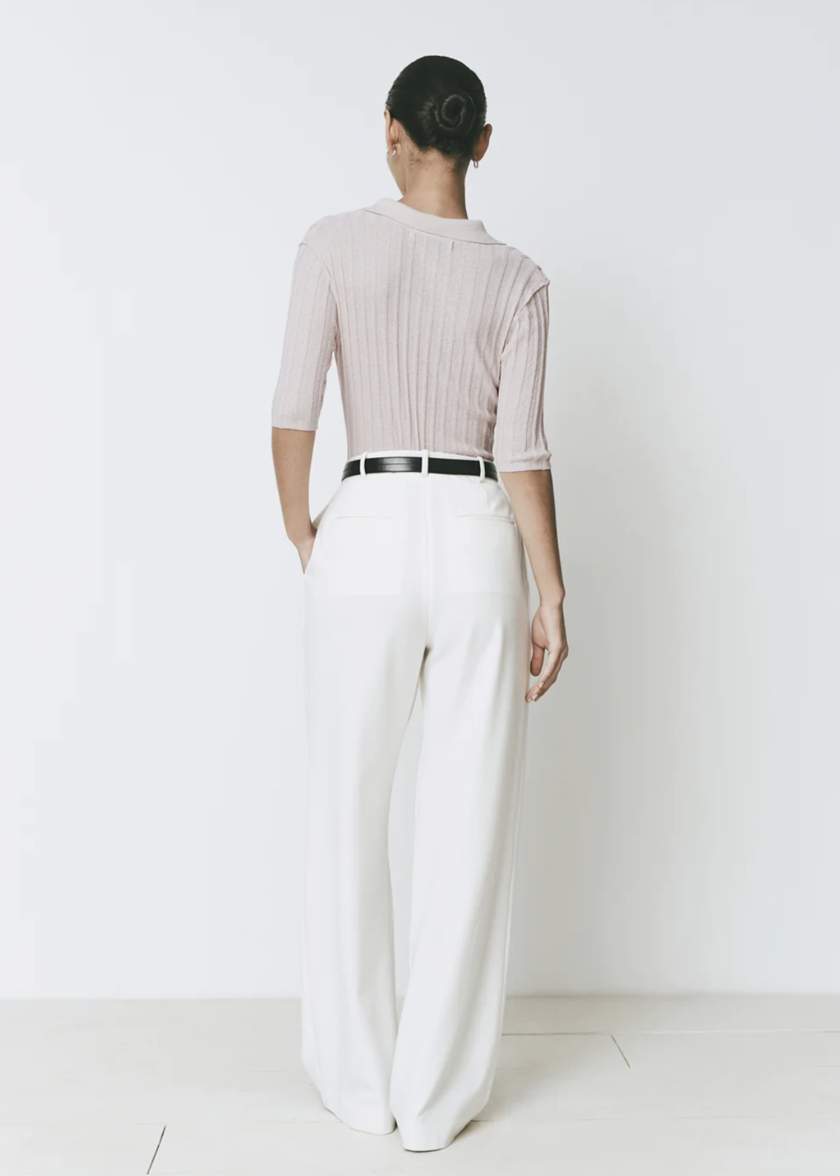 Rue Sophie Kamil Polo Knit Top