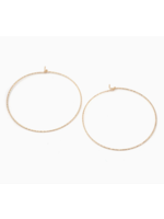 May Martin Large Sparkle Hoops