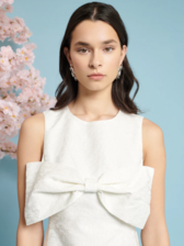 Sister Jane Heartlines Jacquard Bow Dress - Ladybird Sister Jane Heartlines Jacquard Bow Dress - Ladybird